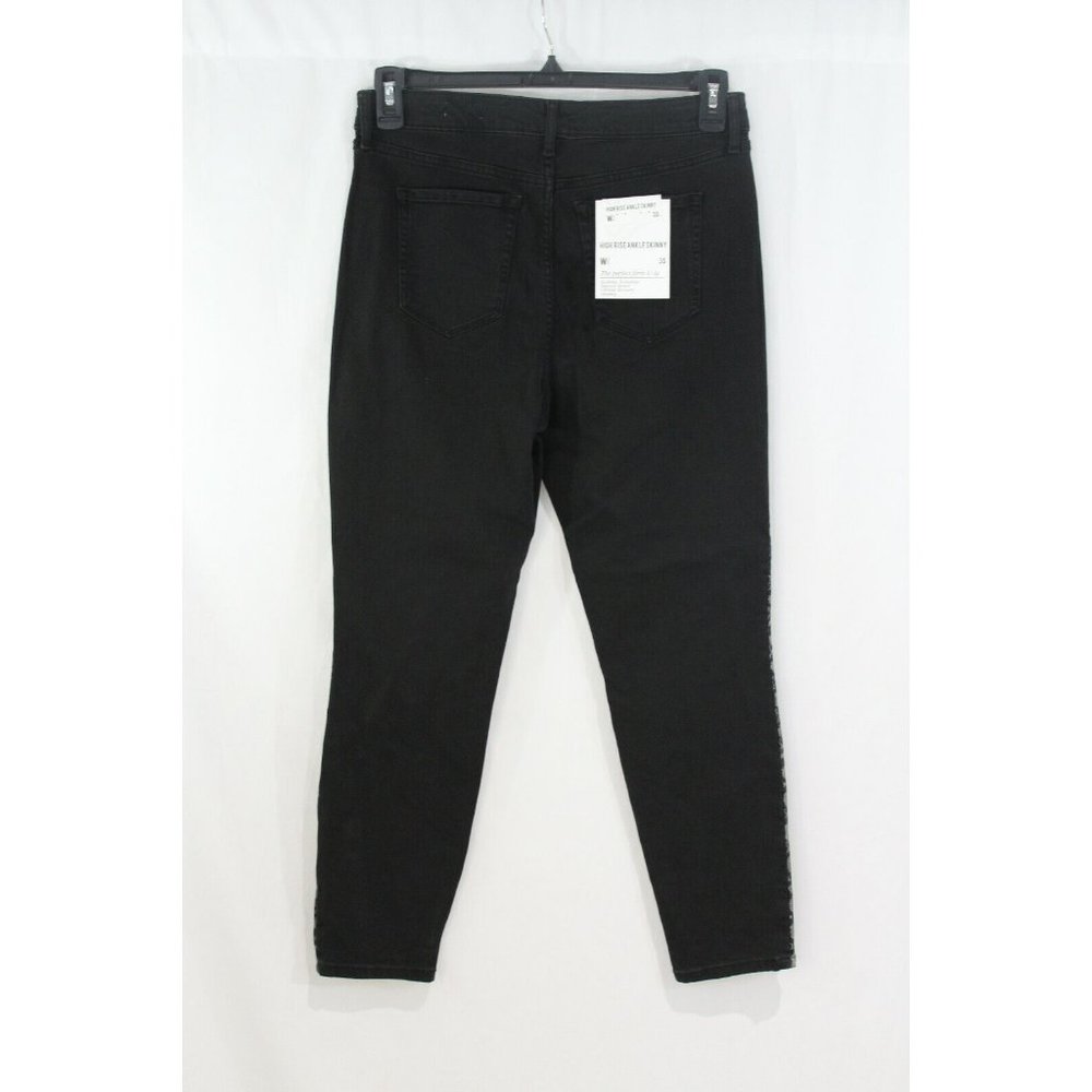 William Rast Womens Juniors Black Sculpted High Rise Ankle Skinny Jeans 25 NWT - Picture 4 of 4